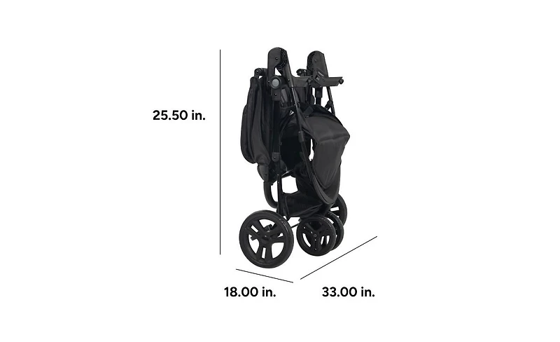 Baby Trend Kids Trend Venture 3-Wheel Stroller Travel System