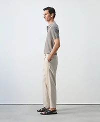 Mango Men's Regular-Fit Pleated Pants