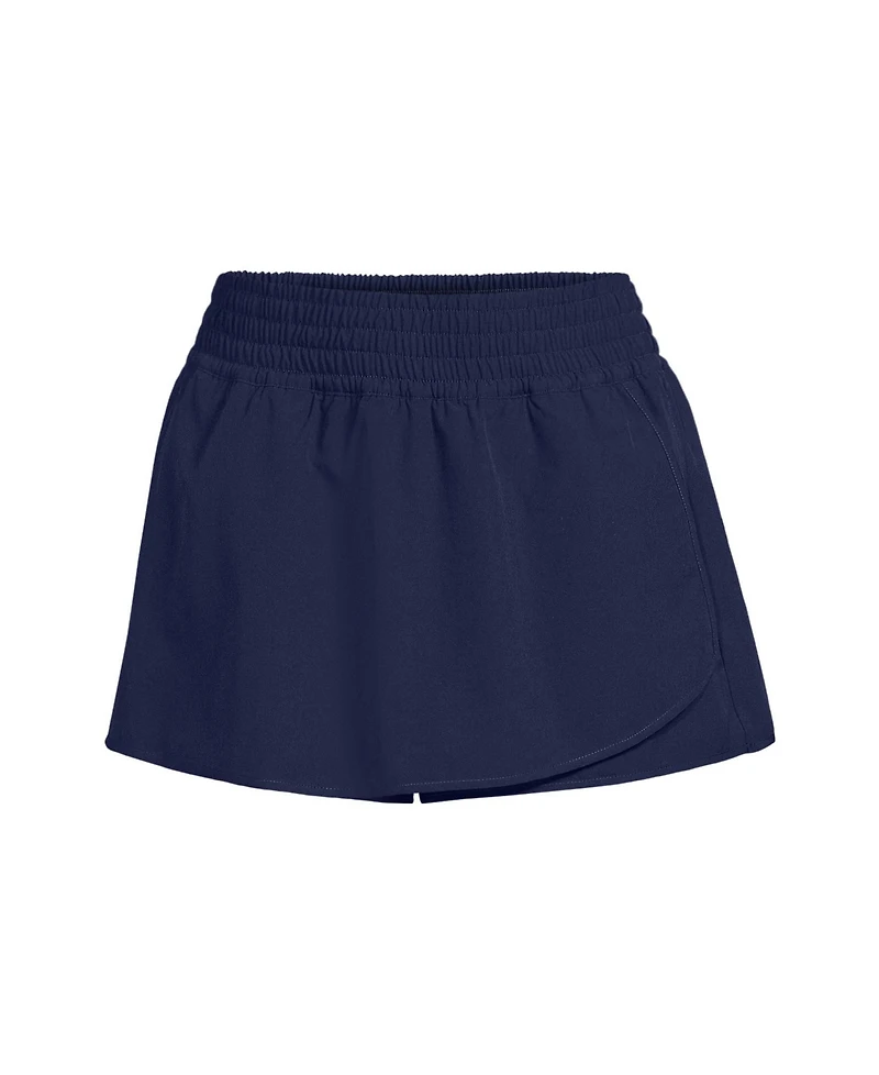 Lands' End Plus Tulip Hem Swim Skort
