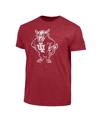 Champion Men's Crimson Indiana Hoosiers Triumph Tri-Blend T-Shirt