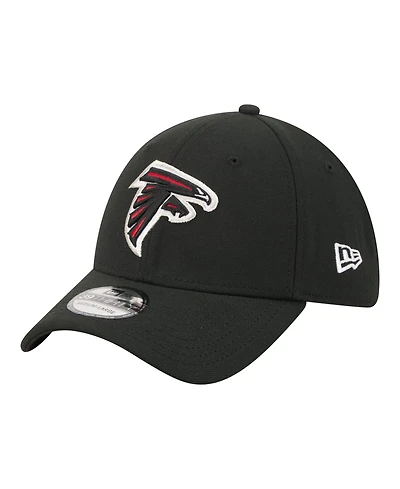 New Era Men's Black Atlanta Falcons Core Team 39THIRTY Flex Hat