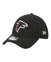 New Era Men's Black Atlanta Falcons Core Team 39THIRTY Flex Hat