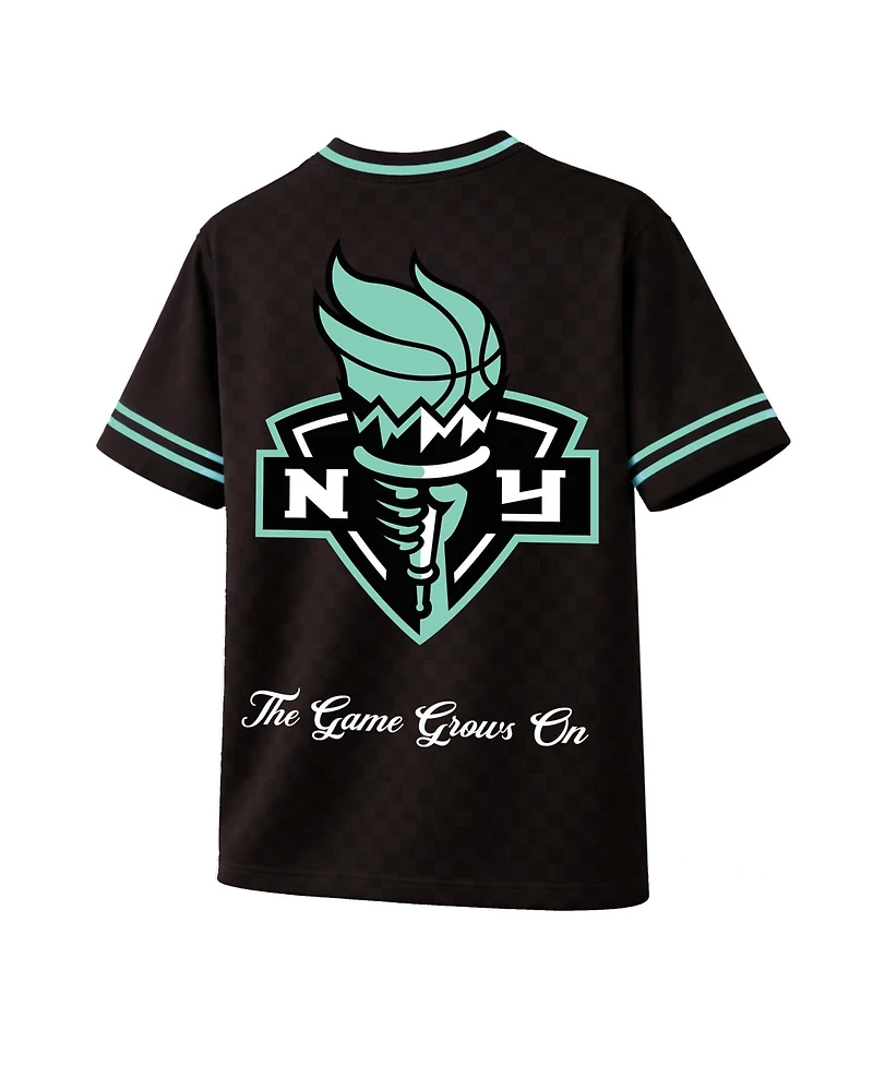 Round21 Men's Black New York Liberty Soccer Jersey