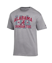 Champion Men's Heather Gray Alabama Crimson Tide Varsity T-Shirt