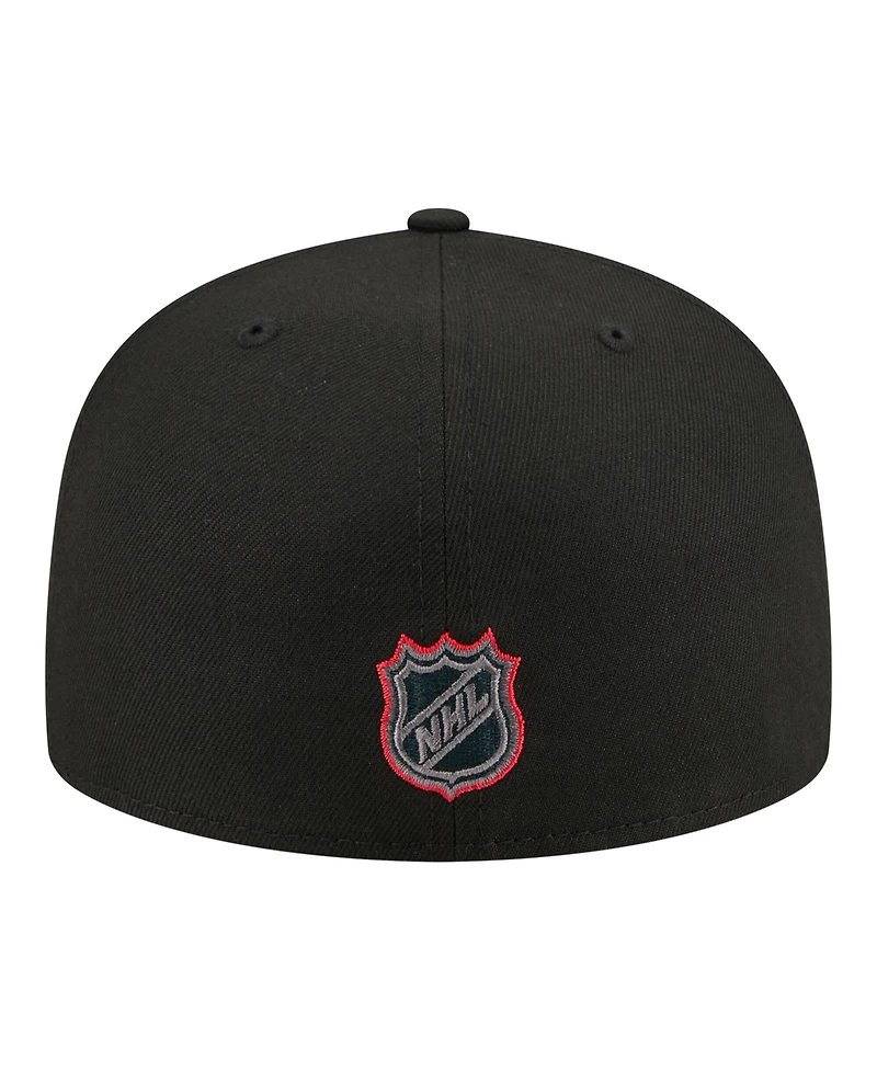 New Era Men's Black Florida Panthers Color Pop 59FIFTY Fitted Hat