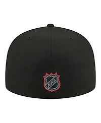 New Era Men's Black Florida Panthers Color Pop 59FIFTY Fitted Hat
