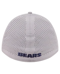 New Era Men's Gray Chicago Bears 39THIRTY M-Crown Flex Fit Hat