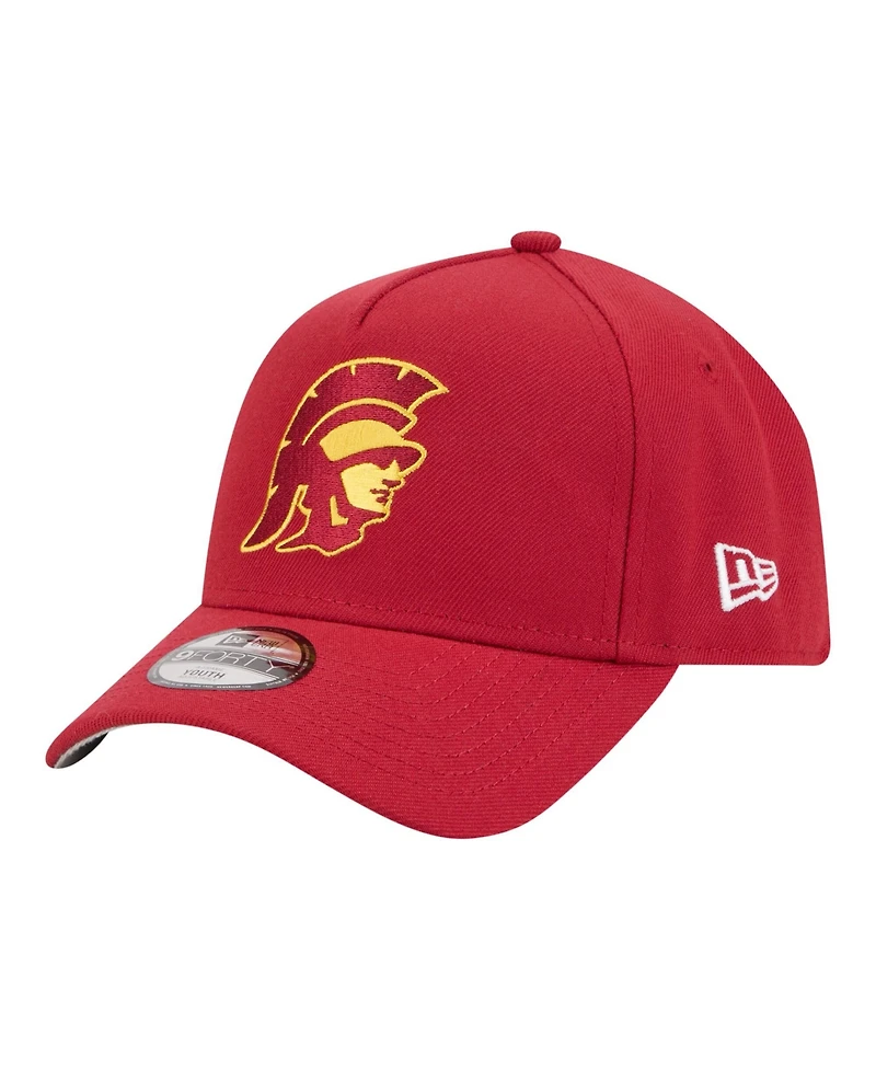 New Era Big Boys and Girls Cardinal Usc Trojans 9FORTY A-Frame Adjustable Hat