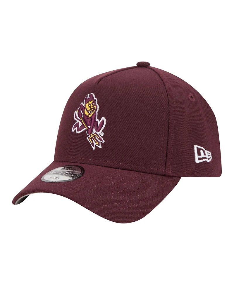 New Era Big Boys and Girls Maroon Arizona State Sun Devils 9FORTY A-Frame Adjustable Hat