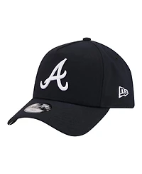 New Era Big Boys and Girls Navy Atlanta Braves 9FORTY A-Frame Adjustable Hat