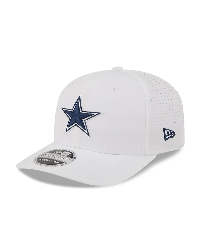 New Era Men's White Dallas Cowboys Name Plate 9SEVENTY Adjustable Hat