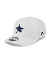New Era Men's White Dallas Cowboys Name Plate 9SEVENTY Adjustable Hat