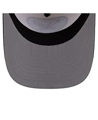 New Era Men's Cream/Black Philadelphia Eagles Washed A-Frame 9FIFTY Snapback Hat