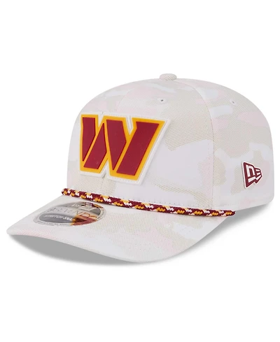 New Era Men's White Washington Commanders Camo Rope 9SEVENTY Adjustable Hat