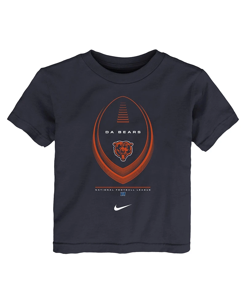 Nike Toddler Navy Chicago Bears Legend Icon T-Shirt