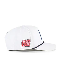 '47 Brand Men's White Connor Zilisch Driver Hitch Rope brrr Adjustable Hat