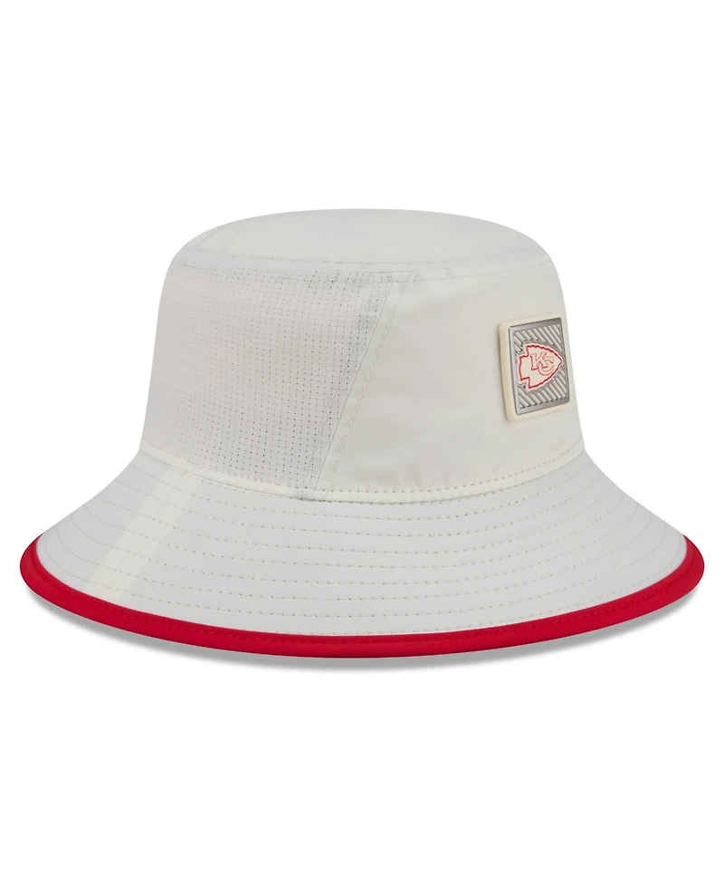 New Era Men's Cream Kansas City Chiefs 2026 Nfl Training Camp Sport Bucket Hat