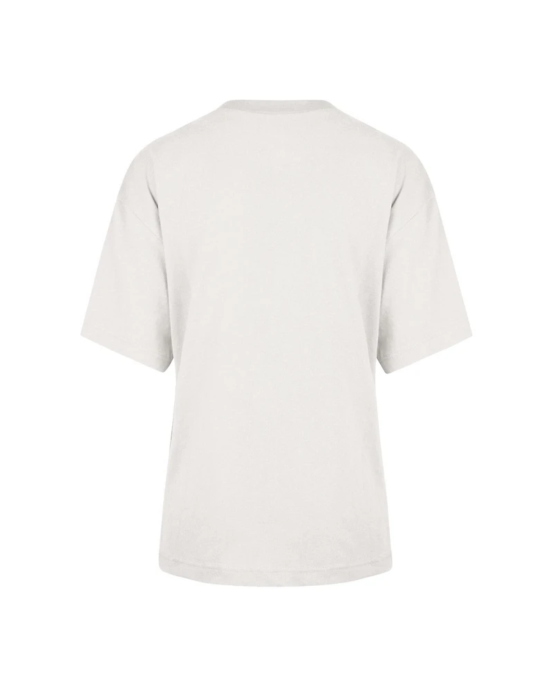 '47 Brand Women's x Stoney Clover Lane Sand New York Mets Crossover Base Foundation T-Shirt