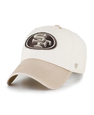 '47 Brand Men's Natural/Tan San Francisco 49ers Neutral Terrain Clean Up Adjustable Hat