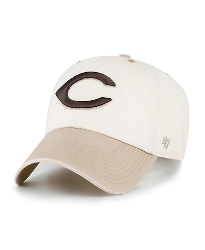 '47 Brand Men's Natural/Tan Cincinnati Reds Neutral Terrain Clean Up Adjustable Hat