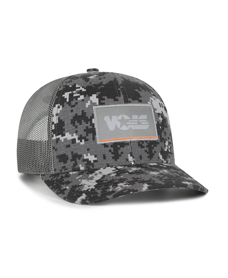 '47 Brand Men's Camo Tennessee Volunteers Smokey Grey Square Script Trucker Adjustable Hat