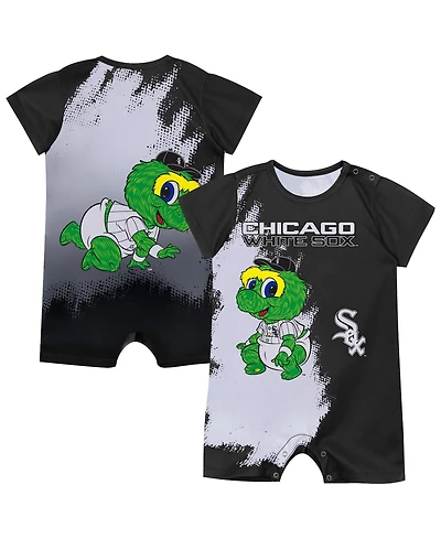 Outerstuff Baby Boys and Girls Black Chicago White Sox Mascot Bodysuit