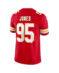 Nike Men's Chris Jones Red Kansas City Chiefs Vapor F.u.s.e. Stitched Limited Jersey