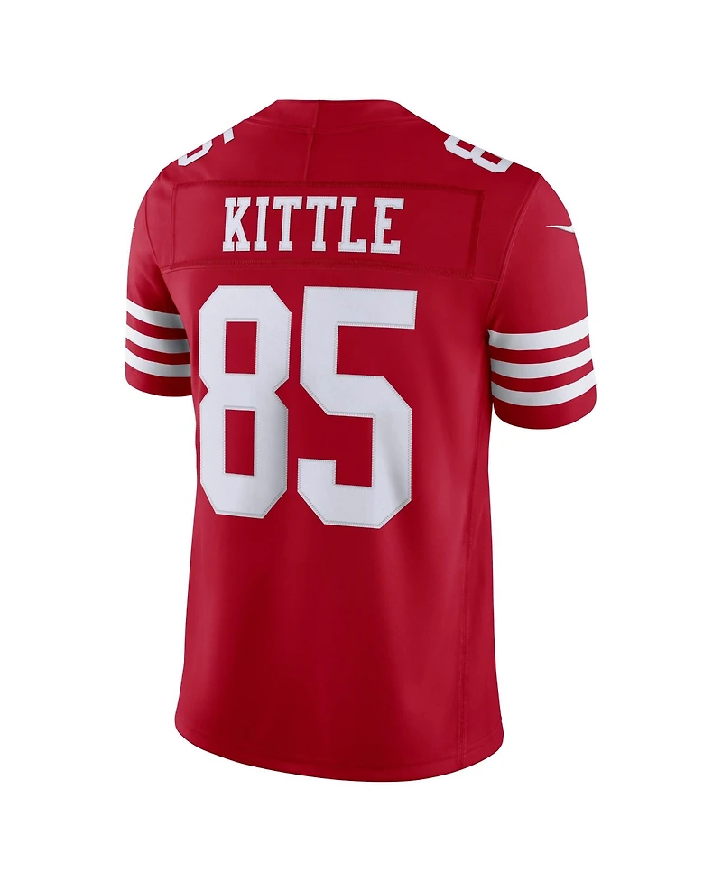 Nike Men's George Kittle Scarlet San Francisco 49ers Vapor F.u.s.e. Stitched Limited Jersey