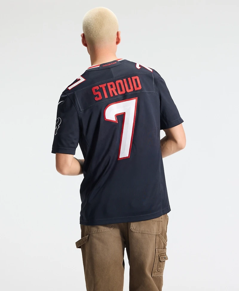 Nike Men's C.j. Stroud Navy Houston Texans Vapor F.u.s.e. Stitched Limited Jersey