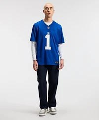 Nike Men's Malik Nabers Royal New York Giants Vapor F.u.s.e. Stitched Limited Jersey