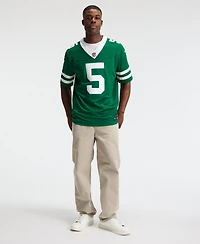 Nike Men's Garrett Wilson Green New York Jets Vapor F.u.s.e. Stitched Limited Jersey