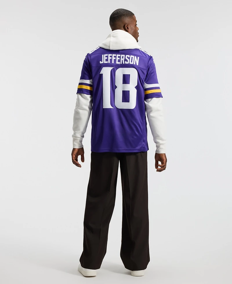 Nike Men's Justin Jefferson Purple Minnesota Vikings Vapor F.u.s.e. Stitched Limited Jersey