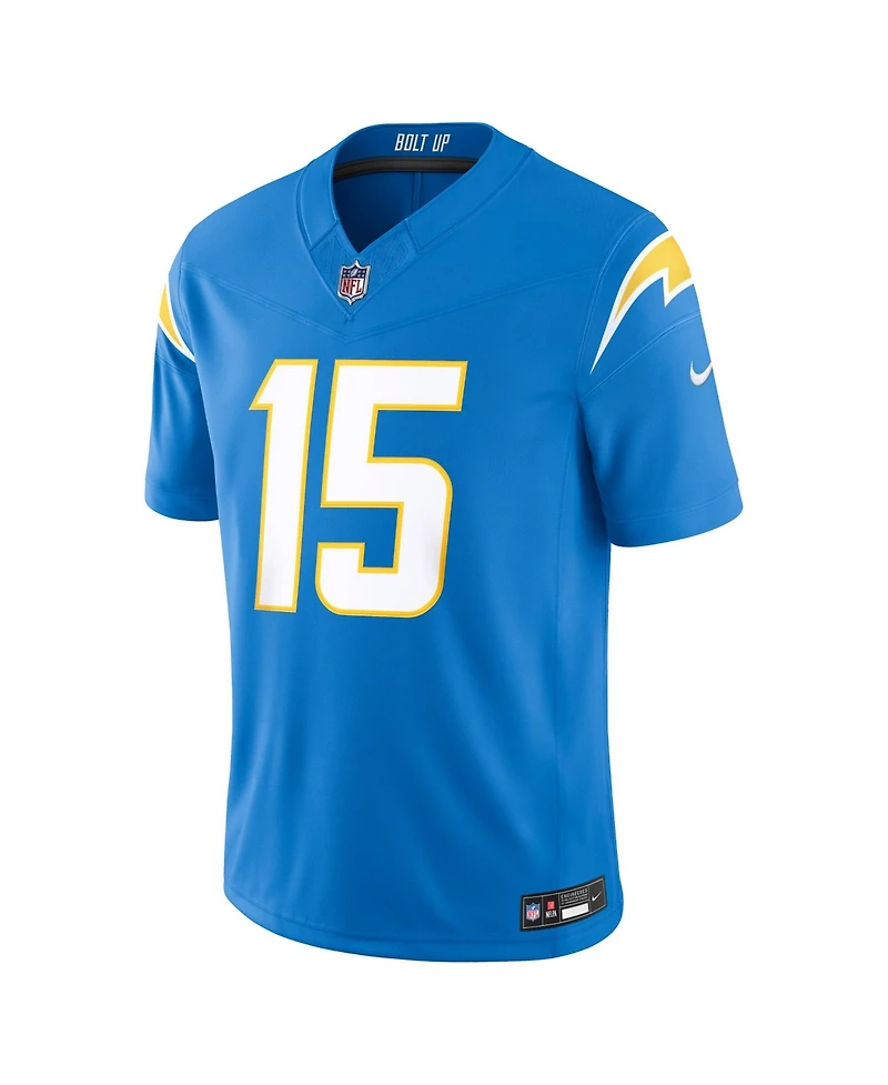 Nike Men's Ladd McConkey Powder Blue Los Angeles Chargers Vapor F.u.s.e. Stitched Limited Jersey