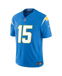 Nike Men's Ladd McConkey Powder Blue Los Angeles Chargers Vapor F.u.s.e. Stitched Limited Jersey
