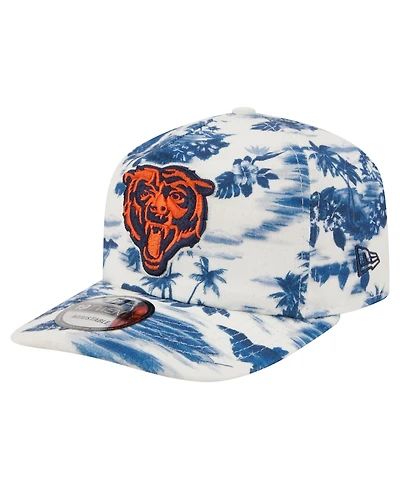 New Era Men's White Chicago Bears Tropics 19TWENTY Adjustable Hat