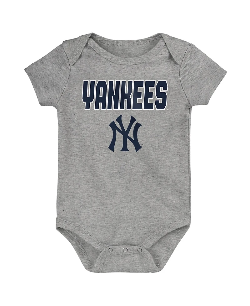 Outerstuff Baby Boys and Girls 3-Piece New York Yankees Home Plate Creeper Set