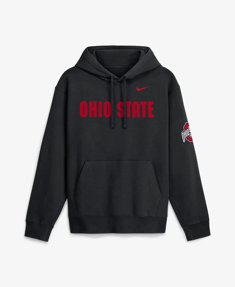 Nike Men's Black Ohio State Buckeyes 2026 Sideline Club Fleece Hoodie