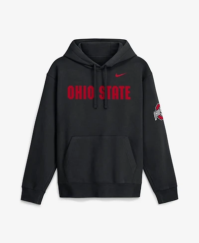 Nike Men's Black Ohio State Buckeyes 2026 Sideline Club Fleece Hoodie