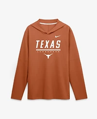 Nike Men's Texas Longhorns 2026 Sideline Lightweight Long Sleeve Hooded Dri-fit T-Shirt