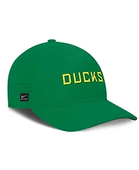 Nike Men's Green Oregon Ducks Gameday Aerobill Swooshflex Dri-fit Hat