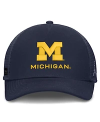 Jordan Men's and Women's Navy Michigan Wolverines 2026 On-Field Gameday Trucker Hat