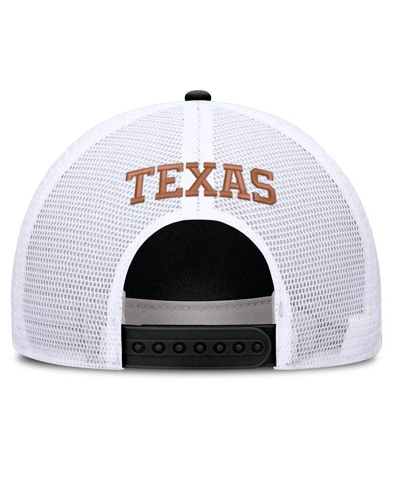 Nike Men's and Women's Black Texas Longhorns Game Day Rope Trucker Adjustable Hat