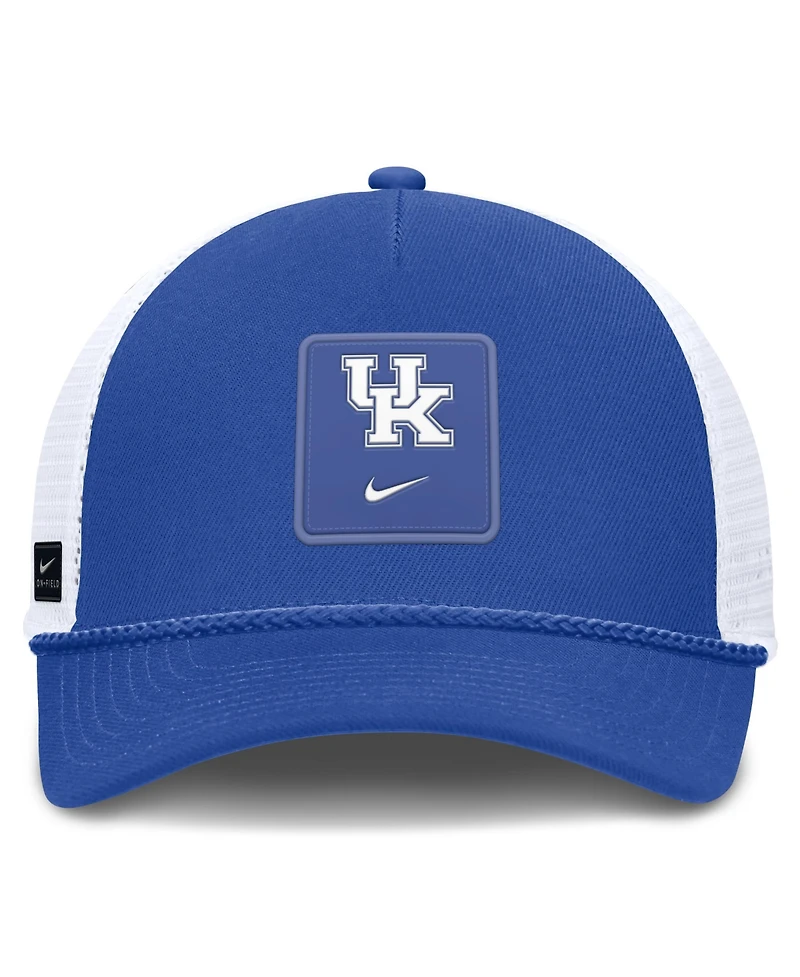 Nike Men's and Women's Royal Kentucky Wildcats Game Day Rope Trucker Adjustable Hat