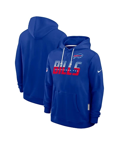 Nike Men's Royal Buffalo Bills Sideline Standard Issue Dri-fit Hoodie