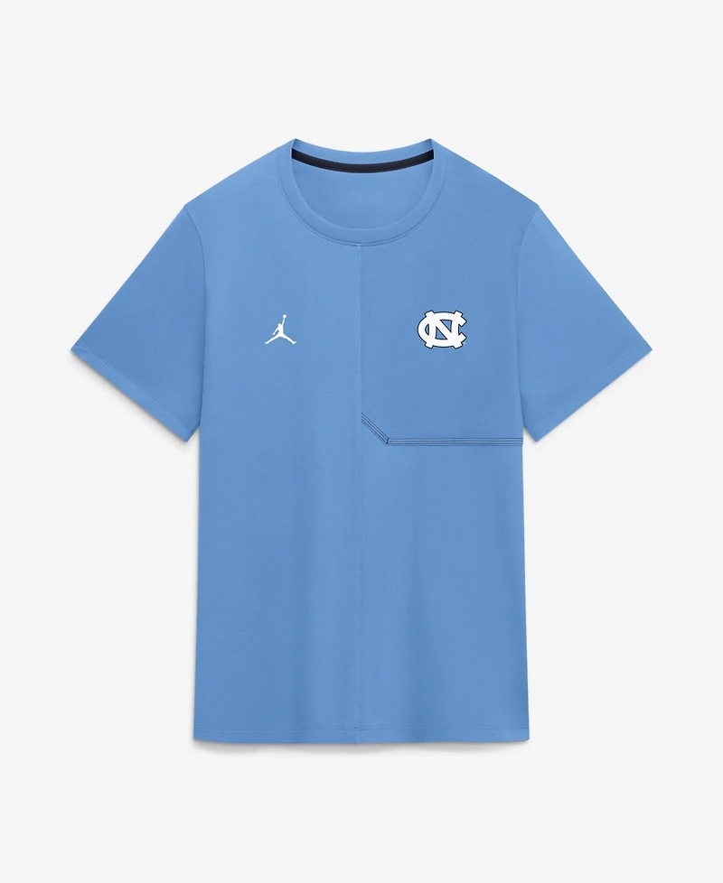 Jordan Men's Carolina Blue North Tar Heels 2026 Sideline Uv Dri-fit Coaches Shirt