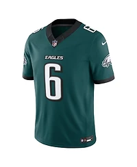 Nike Men's DeVonta Smith Midnight Green Philadelphia Eagles Vapor F.u.s.e. Stitched Limited Jersey