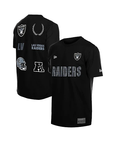 New Era Men's Black Las Vegas Raiders Match T-Shirt