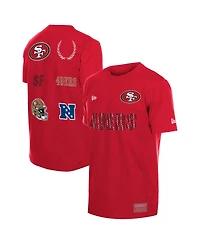 New Era Men's Scarlet San Francisco 49ers Match T-Shirt