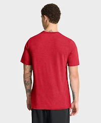 Nike Men's Heather Scarlet Ohio State Buckeyes Legacy Mantra Tri-Blend T-Shirt