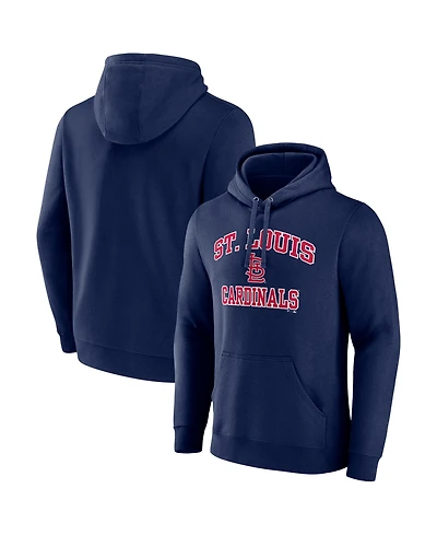 Logo Athletic Men's Navy St. Louis Cardinals Heart Soul Hoodie
